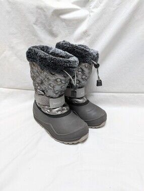 Kamik Kids' Gray Insulated Winter Boots